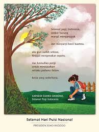 Cuitan Jokowi Soal Puisi Sapardi Joko Damono Dibalas Aktivis Seperti Ini Kabar24 Bisnis Com