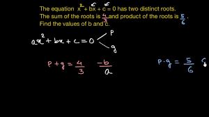What are the steps to adding polynomials? Finding Polynomial Whose Sum And Product Of Roots Is Given Polynomial Math Khan Academy Youtube