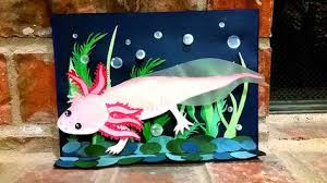 Rosa, braun, gelb, türkis und blau. 67 Axolotl Ideen Axolotl Kawaii Niedlich Asiatische Malereien
