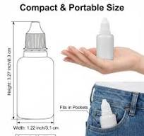 12 PCS 30ml 1oz Empty Refillable Ldpe Plastic Squeezable Eye Dropper  Bottles Portable Eye Liquid Dropper Container with Screw Caps and Plugs  Essential ...
