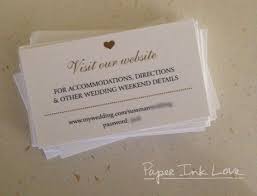 Wedding Website Cards Wedding Website Card Wedding Rsvps Rsvp Wedding Cards