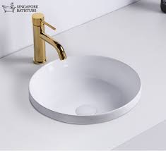 It's made of ceramic, yes—but that merely extends its durability, which is always a welcomed feature. Winterthur Ceramic Sink Singapore Bathroom Accessories