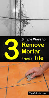 However, many tiles come in fun, unique colors, especially playground tiles, designer series tiles and virgin rubber tiles. 3 Simple Ways To Remove Mortar From A Tile