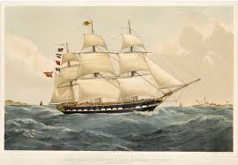 The 'Owen Glendower', East Indiaman ...