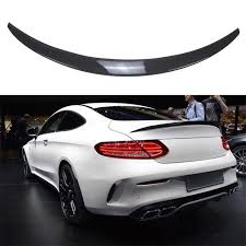 Ninte Mercedes Benz W205 C Class C180 C200 C250 C300 C63 C43 2 Door Coupe 2015 2019 Trunk Spoiler Painted Abs Carbon Fiber Coating Wing Car Car Rust Repair Coupe