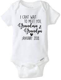 Download Father S Day Pregnancy Announcement Idea For Grandpa Onesie U00aebrand Bodysuit Or Shirt Pregnancy Reveal Idea For Grandpa New Baby Annoucnement Clothing Bodysuits