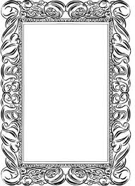 J Dessine Des Cadres De Style Baroque La Planete De Pob Dessin Couleur Cadre Baroque Bordures De Page