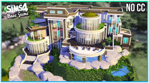 Each one is symmetrical with the one above and below, as well as. Round Base Game Mansion Sims 4 Speed Build Kate Emerald Youtube