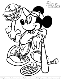 There are a lot of coloring pages for kids on our website my coloring pages, for example: Mickey Mouse Coloring Sheet Mickey Loves Playing Sports Sports Coloring Pages Mickey Coloring Pages Mickey Mouse Coloring Pages