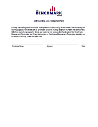 In the instance that a dentist formulates a consent form from dental consent form samples, the items should ask the dental patient about their dental health history, what conditions they might have, and their family's dental health history. Employee Call Recording Consent Form Fill Online Printable Fillable Blank Pdffiller