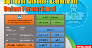Download format absen harian dan bulanan doc dan excel. Aplikasi Absensi Kehadiran Siswa Dalam Format Excel