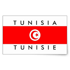 The flag in this form (with slight modifications), exists from the 19th century approximately, so it endured the period of. Tunisia Country Flag Name Text Symbol Tunisie Rectangular Sticker Zazzle Com Flags With Names Country Flag Tunisia
