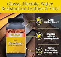 Fiebing's Resolene acrílico (118 g, preto) – Acabamento protetor de couro  acrílico – Revestimento superior flexível, resistente à água para botas ...