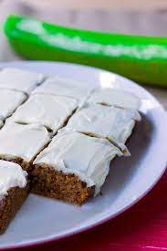 Moist Zucchini Cake With Greek Yogurt Frosting Chocolate Covered Katie Healthy Dessert Recipes Zucchini Recipes Dessert Desserts