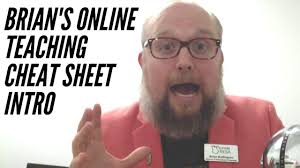 Brian Buffington's Online Teaching Cheat Sheet Intro