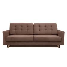 Mid century modern sofa bed. Vegas Brown Mid Century Modern Tufted Futon Sofa Bed By Meble Furniture
