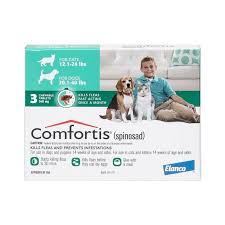 comfortis 12 1 24 lbs cats 20 1 40 lbs dogs 3 month green