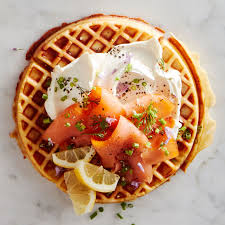 That's why the eggs are baked in two stages: Smoked Salmon Waffles Recipe Williams Sonoma Taste