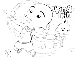 Keni ngiwol kenniengiwol on pinterest. Gambar Mewarnai Upin Ipin
