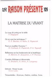 Reflexions Sur Les Fondements De La Bioethique Persee