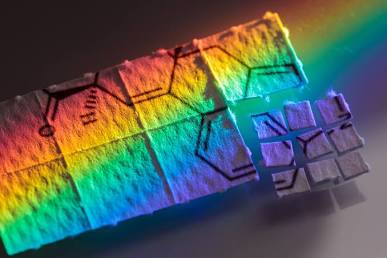 Precision analytical blotter substrate, AI generated