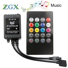 20 Keys Ir Music Sync Remote Controller Sound Sensor For Led Strip Light Module Lamp Switch Wireless Touch Dc 12v Rgb Lighting Remote Control Sound Keyes Irmusic Sensor Aliexpress