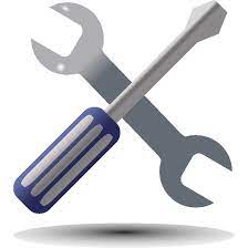 Herramientas y gestión vector icon.eps