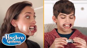 Speak Out Board Game Funny Mouthpiece Challenge Party Family Game - Black  Market