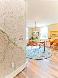 image result for nautical chart wall mural home theres