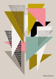 Simple Shapes No4 Giclee Print Etsy In 2020 Etsy Art Prints Geometric Art Prints