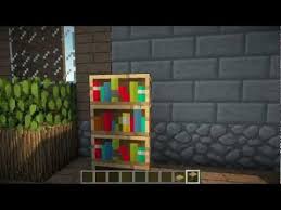 Minecraft Furniture Bookshelf Designs And Tips Bookshelf Design Furniture Bookshelves Minecraft Interior Design