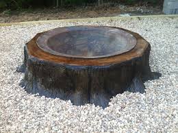 Pin By Frank On Outdoor Fireplaces Backyard Trees Outdoor Fire Pit Tree Stump