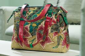Mentari sore women (manual handprint batik). New Item Bag Tas Batik Merah Hijau Bolsas De Tecido Bolsas Tecidos