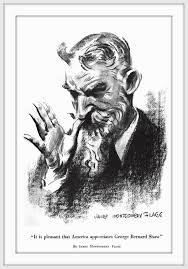 1914 Jan 17 George Bernard Shaw By James Montgomery Flagg James Montgomery Flagg Bernard Shaw George