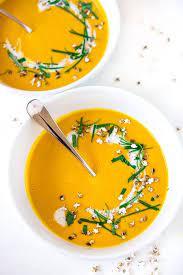 Thai Sweet Potato Soup W Lemongrass And Ginger Feasting At Home Recipe Thai Sweet Potato Soup Lemon Grass Sweet Potato Soup
