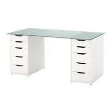 Gerton Beech Black White Table 310x75 Cm Ikea Schreibtisch Mit Glasplatte Wandregal Wabenmuster