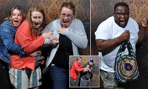 Mediafire download gta 5 mod : Hilarious Photos Show Sheer Terror Of Guests At Canadian Haunted House Daily Mail Online