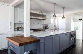 Love island with columns to support wall removed between kitchen amp; Kitchen Islands With Columns Designing Idea
