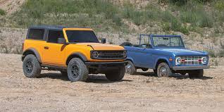 Jeep wrangler, you've been put on notice. Here S How The 2021 Ford Bronco S Size Compares To Old Broncos