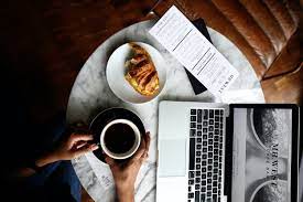 Collection by ann han • last updated 2 weeks ago. Macbook Pro And A Cup Of Coffee On Table Free Stock Photo