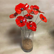 Check out our bouquet de coquelicot selection for the very best in unique or custom, handmade pieces from our floral arrangements shops. Grand Bouquet De 9 Coquelicots Rouge Hauteur 60 Cm