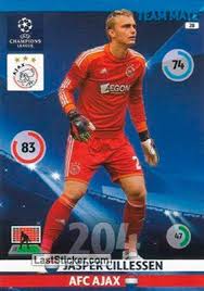 Top 10 saves jasper cillessen. Card 28 Jasper Cillessen Panini Uefa Champions League 2014 2015 Adrenalyn Xl Laststicker Com