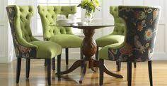See our article on drapery fabric vs. 24 Fabric Dining Chairs Ideas Fabric Dining Chairs Dining Chairs Dining Room Chairs