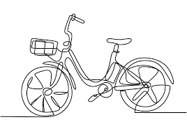 One Line Drawing Or Continuous Line Art Of Bicycle Vector Illustration Download Free Vectors Clipart Graphics Vector Art The first modern bicycle was invented in 1885. vecteezy