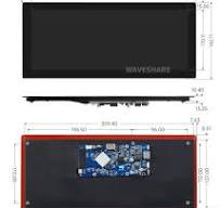 12.3inch Capacitive Touch Screen LCD, 600 cd/m², 1920×720 ...