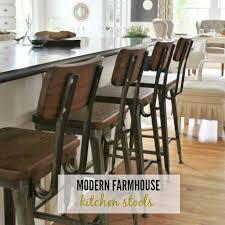 Use traditional bar stools for a timeless approach. Farmhouse Kitchen Barstools Off 67