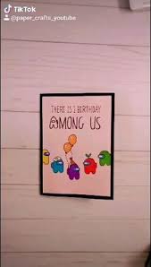 I'm excited for these cute among us birthday decorations. 23 Among Us Ideas In 2021 Birthday Cards Birthday Gif Birthday Party Theme Decorations