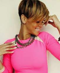 22 Easy Short Hairstyles For African American Women Popular Haircuts Rihanna Short Hair Short Hair Styles Short Hair Styles Easy
