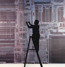 Examining the silicon dies of the Intel 386 processor