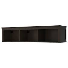 Hemnes Tv Storage Combination Black Brown Clear Glass 128 3 8x77 1 2 Ikea Hemnes Hemnes Bookcase Shelves